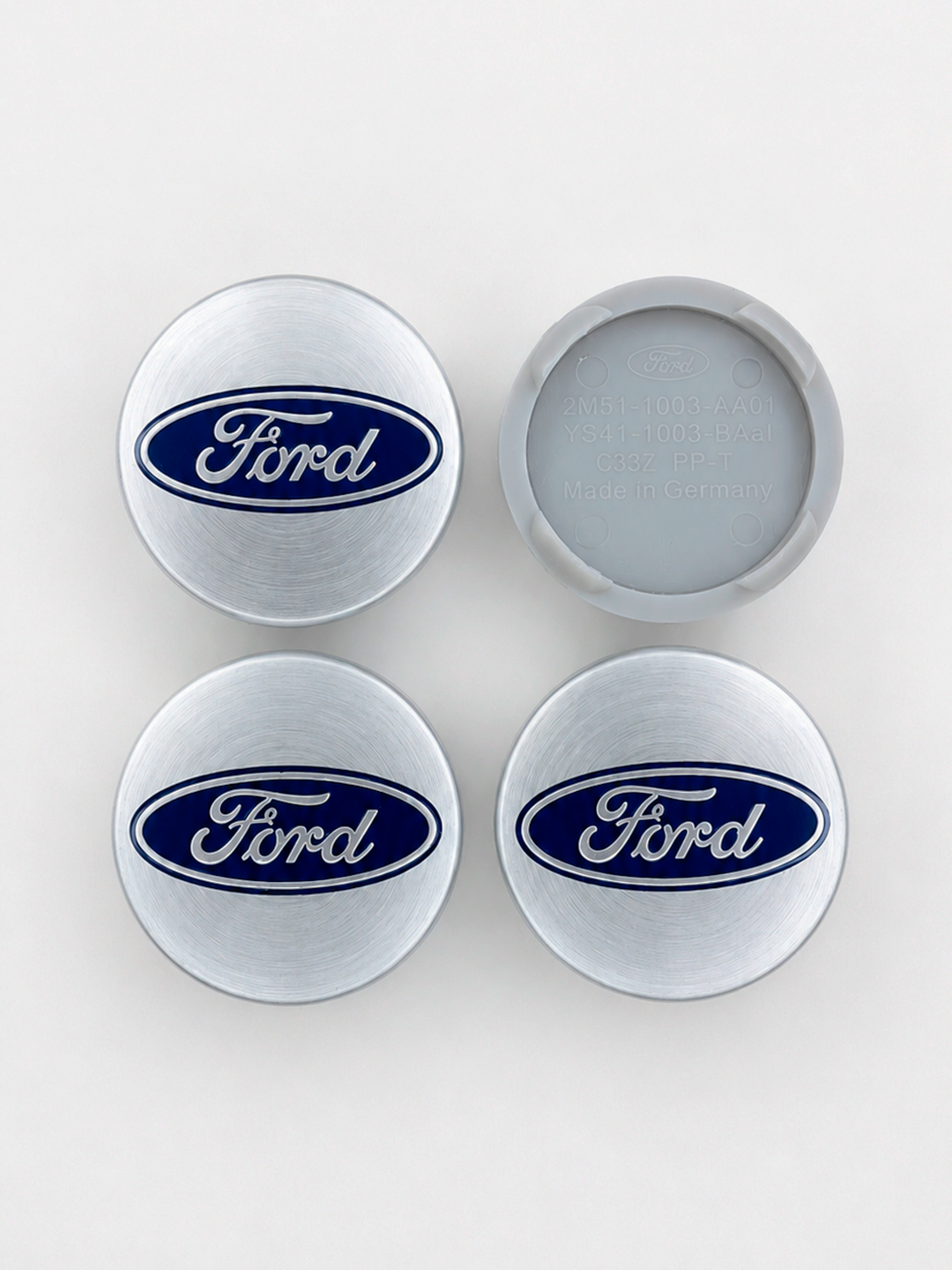 картинка Заглушки на литые диски. Ford. Серые. 54мм