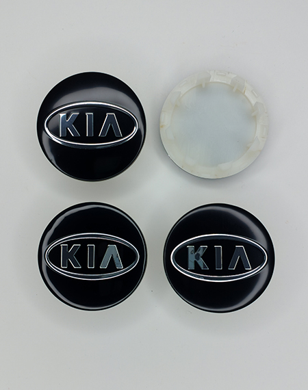 картинка Заглушки на литые диски. Kia. Черные. 58мм